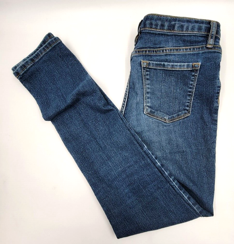 NWT Girls 10 (Reg) JUSTICE “HIGH RISE JEGGINGS” Jeans Snap front