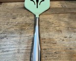 Princess House Barrington Stainless Steel and Silicone Green Spatula #5458 - $44.54