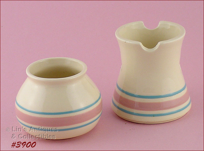 McCoy Pottery Rare Vintage Pink and Blue PotPourri Pot with Warmer (#3900)