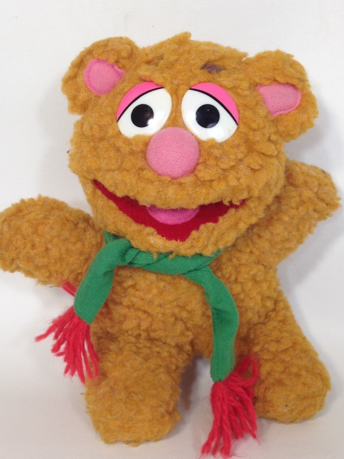 Muppets Baby Fozzie Bear Plush Vintage 1987 Jim Henson Stuffed Animal 8