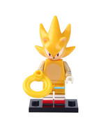 Super Sonic from Sonic the Hedgehog Lego Compatible Minifigure Bricks - $2.99