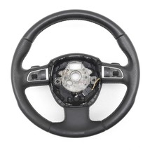 2009-2012 Audi A5 Leather Multifunction Steering Wheel W/ Paddle Shift Oem -013 - $183.15