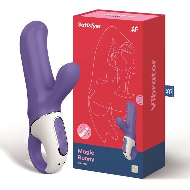 satisfyer - magic bunny rabbit vibrator with 12 powerful vibrations for womens