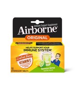 Airborne Vitamin C 1000mg Immune Support Effervescent Formula Lemon Lime... - $25.73