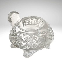Crystal Glass Turtle Candle Holder Votive Tea Light Paperweight Avon  Vi... - $14.55