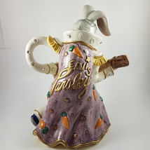 Fitz & Floyd RARE Elvis Presley Bunny Rabbit Ceramic Water Pitcher Large Vintage - $211.95