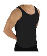 Beautyko USA 3 Pair Body Builder Abs Tight Fit Trim Undershirt, Black, X... - $34.64