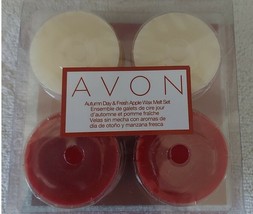 Avon Autumn Day & Fresh Apple Wax Melt Set - NIB - $5.00