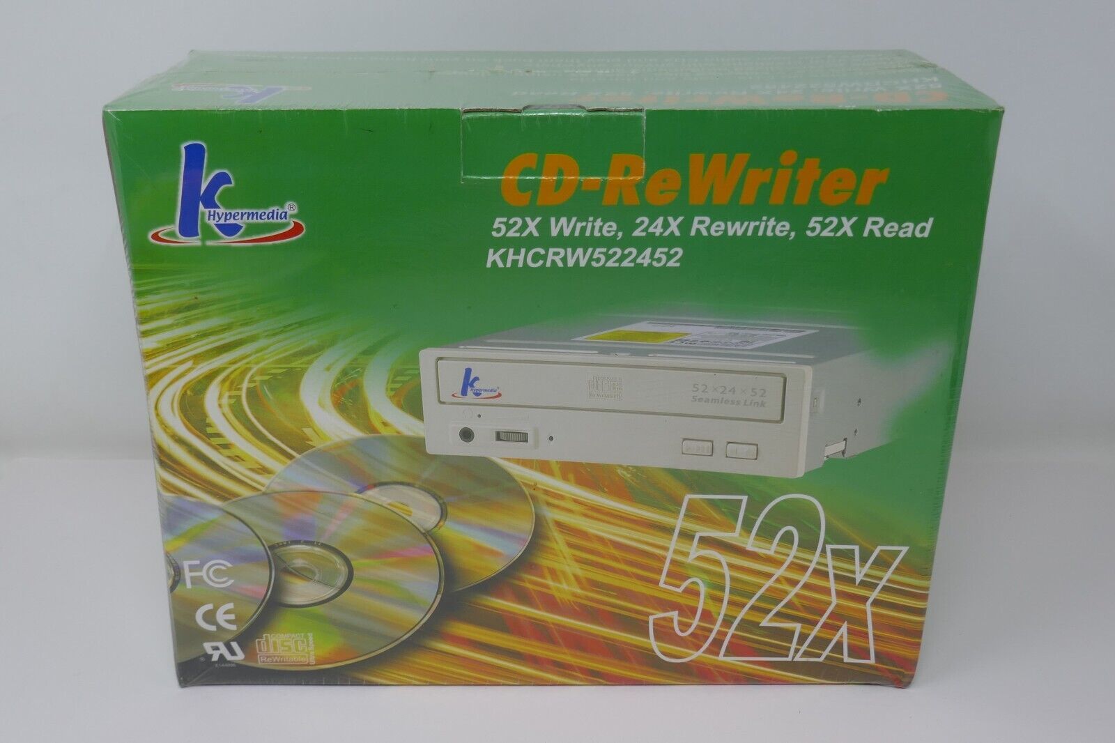 K Hypermedia 52X CDReWriter Internal CDRW Desktop Computer Drive