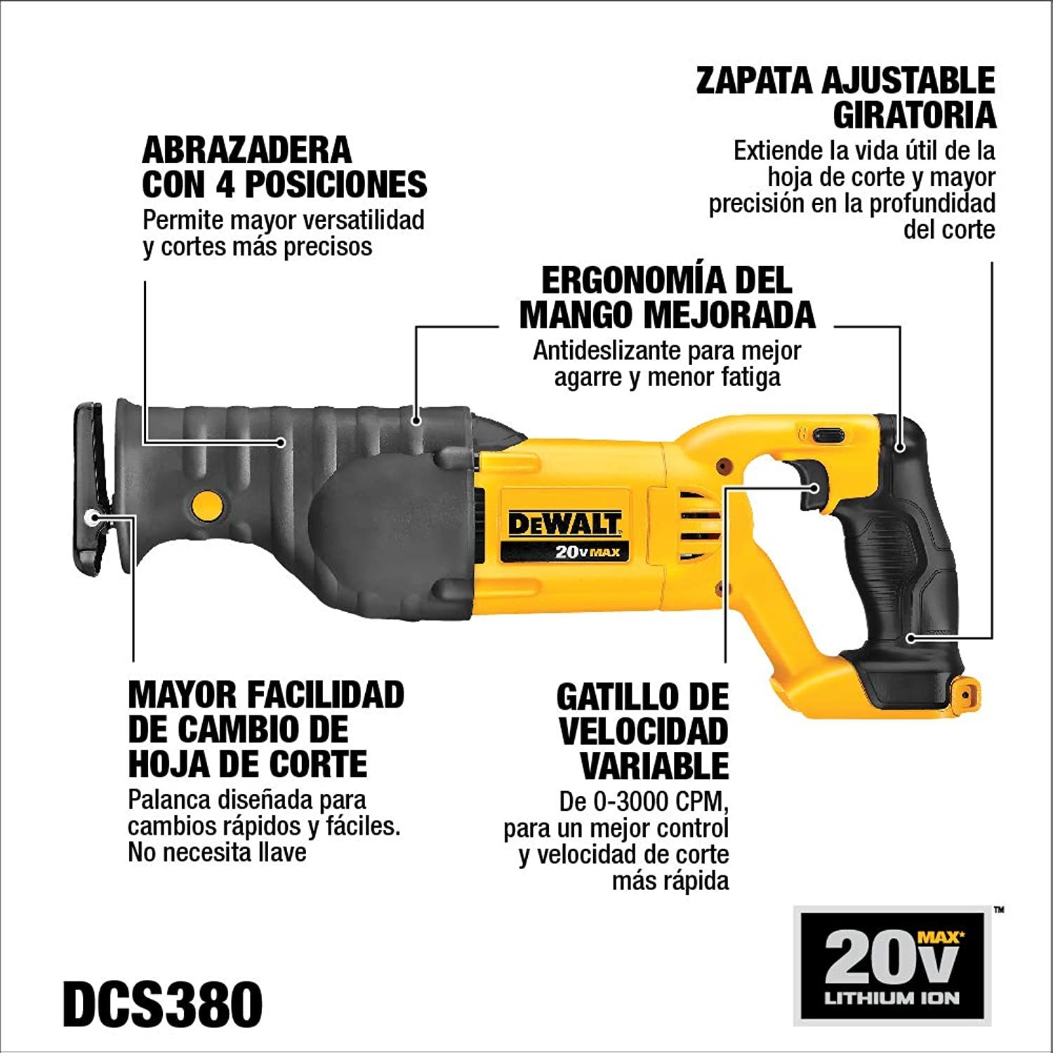 Dewalt 20V Max* Reciprocating Saw, Tool Only and 50 similar items