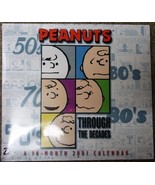 Peanuts Snoopy 2001 Throughout the Decades wall calendar NIP - $4.99