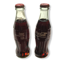 1994 Dallas World Cup USA Soccer Coca Cola Bottle &amp; Classic Coca Cola Bo... - $18.03