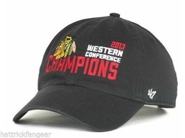 Chicago Blackhawks 2015 NHL Stanley Cup Champs Camo Trophy 47 Brand Adj Hat  Cap