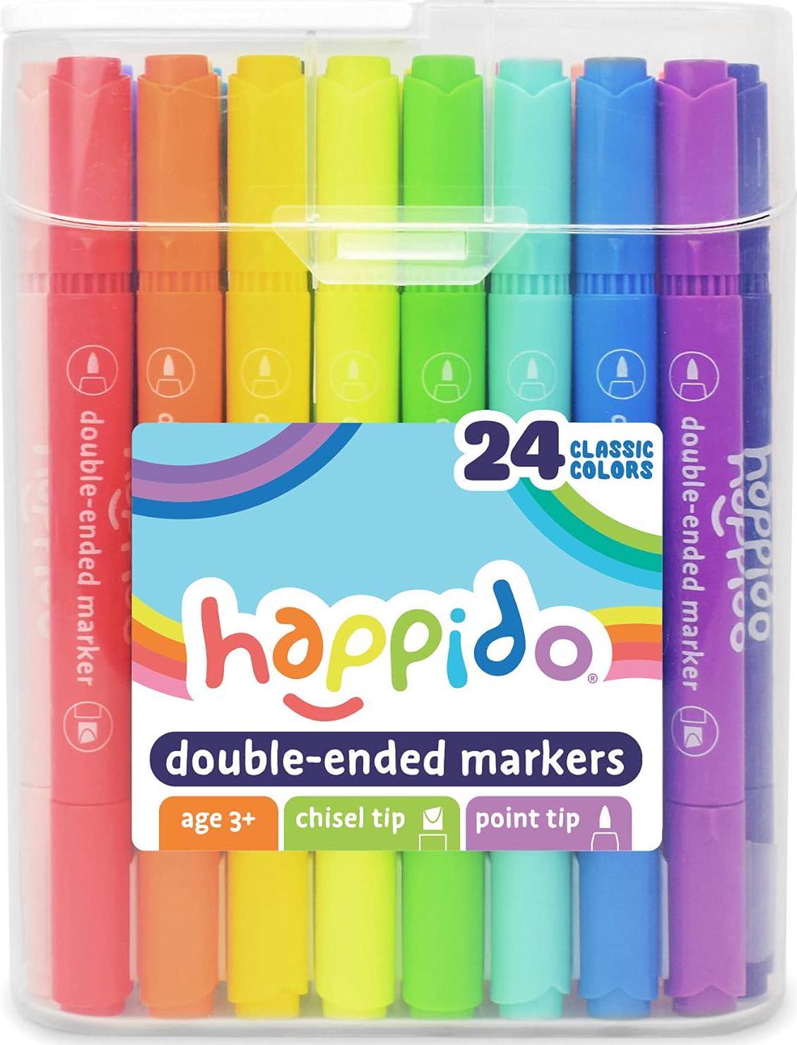Painting Marker Pen Double Sided Markers 24 Colors Double Sided
