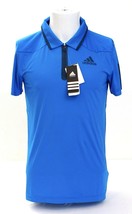 Adidas ClimaCool Barricade Blue Short Sleeve 1/4 Zip Athletic Shirt Men&#39;... - $44.54