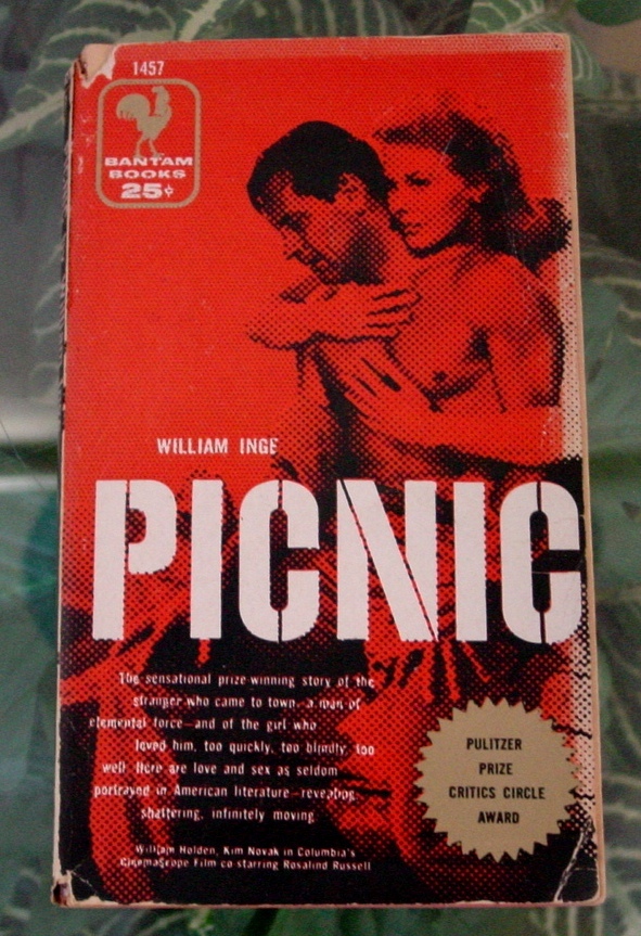 1956 William Inge PICNIC BantamMovie TieIn Kim NovakWilliam Holden