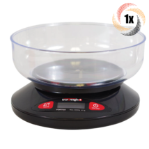 Truweigh Vortex Digital Kitchen Bowl Scale - 2000g x 0.1g - Black