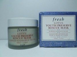 Fresh Lotus Youth Preserve Rescue Mask 3.3 Oz New In Box - $45.53