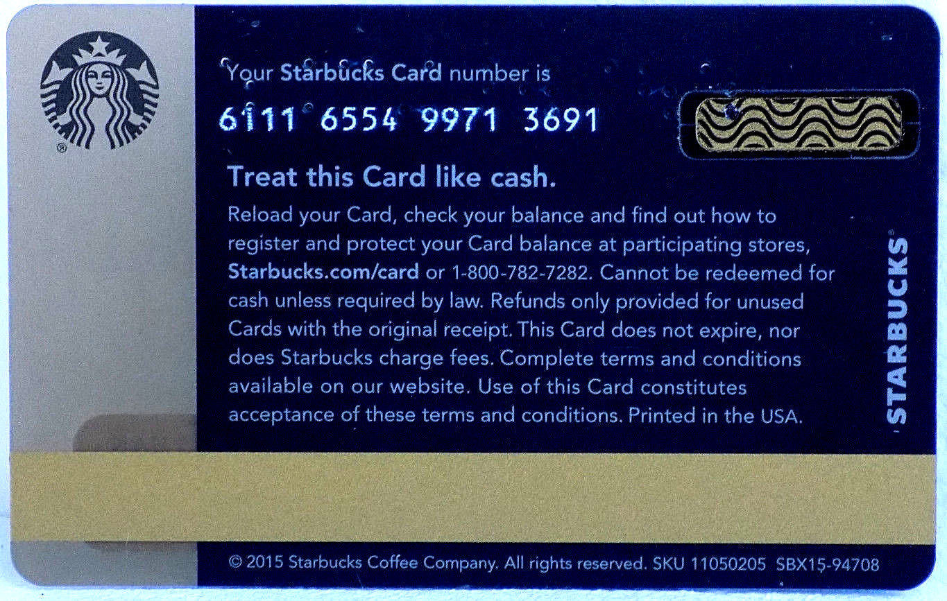 Starbucks New Empty Fillable Bronze Logo Braille Gift Card Starbucks