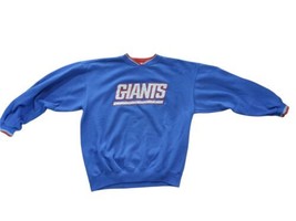 Mens Starter Crewneck Sweatshirt Size L New York Giants NFL Pro Line Spe... - $52.25