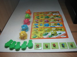 Kinder - 2010 DE051-055 Kinder Fantasy - complete set + 5 papers - surprise eggs - $5.50