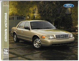 2004 Ford CROWN VICTORIA sales brochure catalog 2nd Edition 04 US LX Sport - $8.00