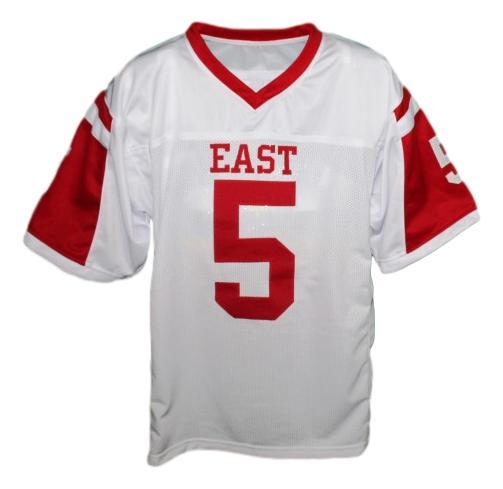 Vince howard  5 east dillon lions football jersey white   1