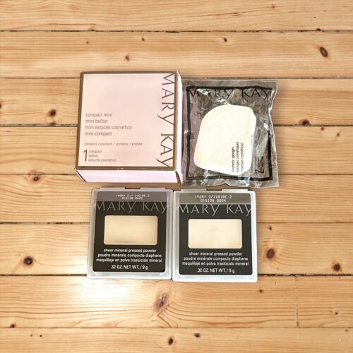 Primary image for Mary Kay Sheer Mineral Pressed Powder Ivory 2 Set