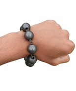 Solid Sarbloh Beads Bracelet Meditation Manka Praying Hindu Sikh Singh S... - $44.48+