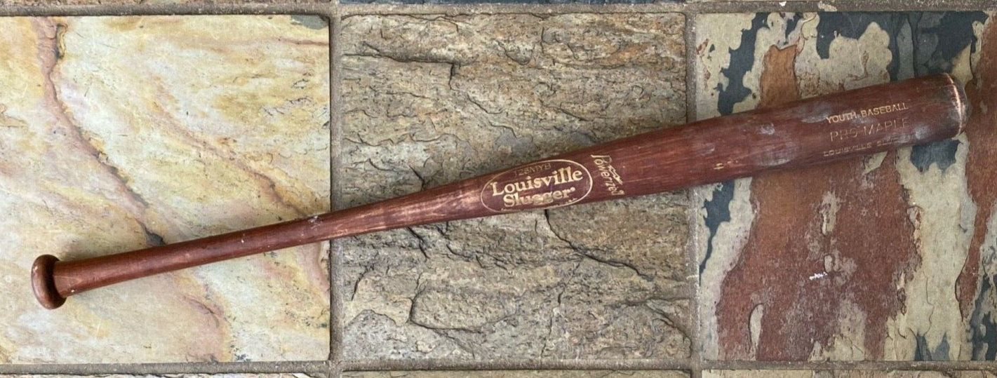 Vintage Miniature Louisville Slugger 125 Wood Baseball Bat 