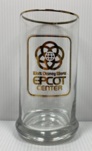 Walt Disney World Epcot Center Clear Gold Font Glass - $9.49