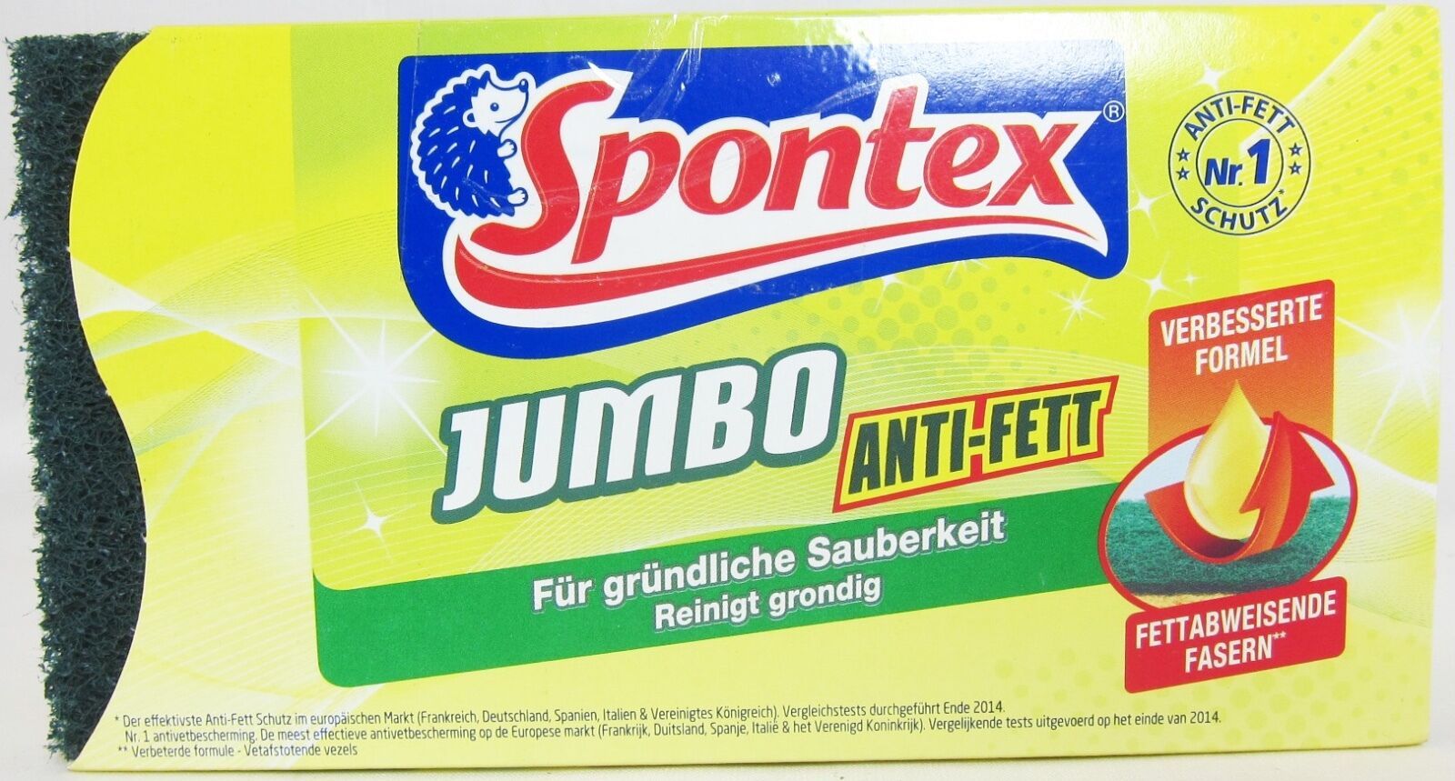 Spontex Stainless Steel Polish sponge - 1 ct - Made in Germany FREE  SHIPPING