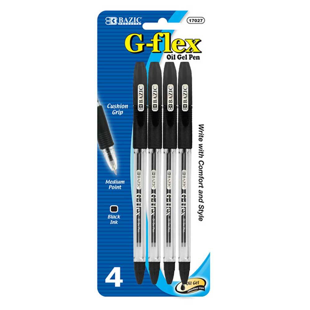 Fiero Black Fiber Tip Fineliner Pen (4/Pack)