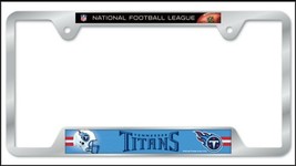 Tennessee Titans Chrome Metal License Plate Frame