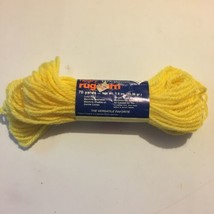 Caron Heavy Rug Yarn 100% Dacron 0007 Yellow Vintage - $4.94