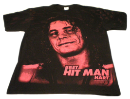 BRET HITMAN HART (Vintage 1995 USA) WWF Wrestling AOP All Over Print XL ... - $349.99