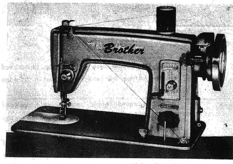 Brother Deluxe Sewing Machine Manual Instruction Sewing