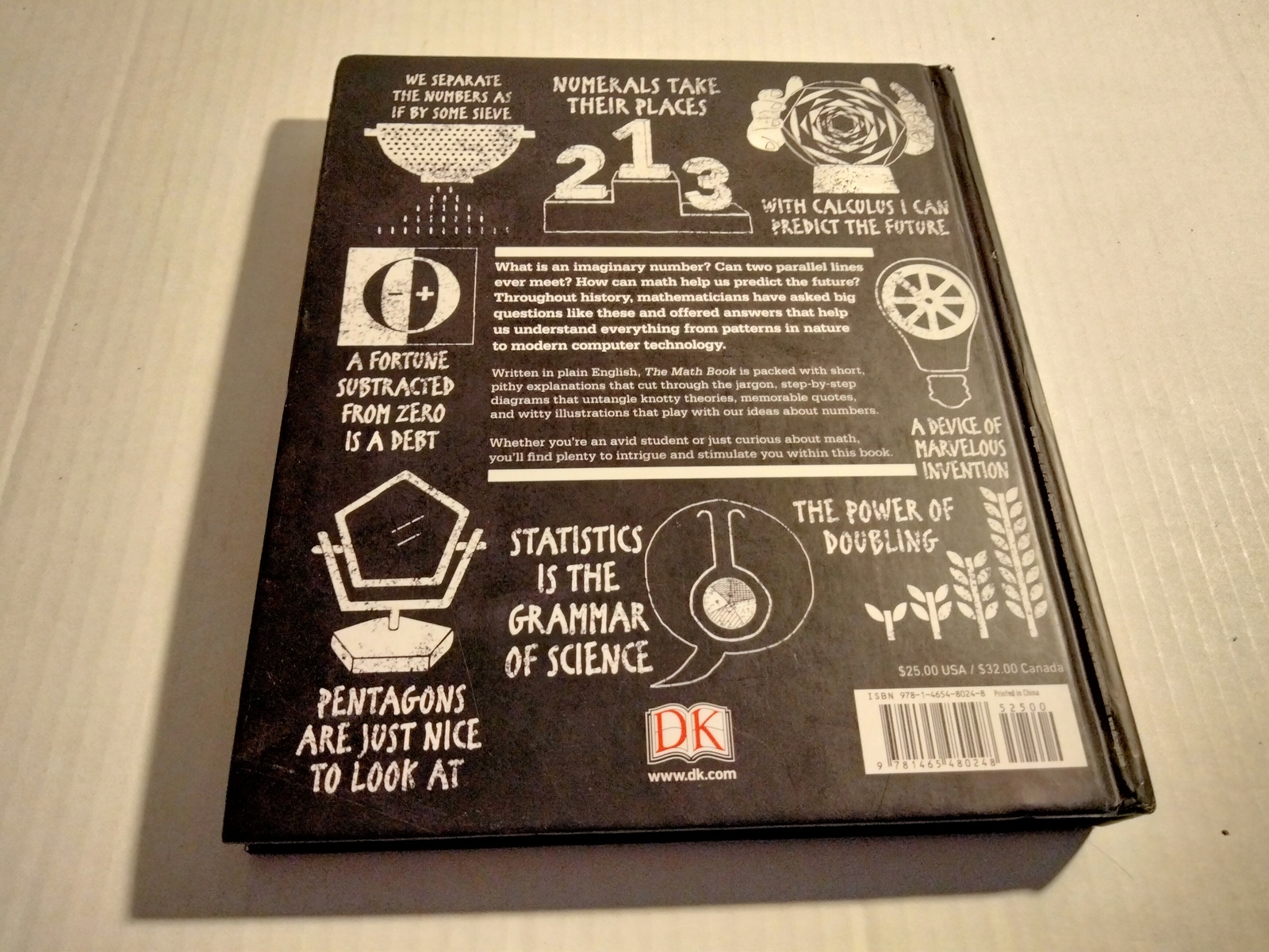 THE MATH BOOK BIG IDEAS SIMPLY EXPLAINED Books