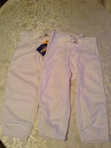 Champro Sports football pants New Size youth Medium Lot of 2 boys white ... - $22.99