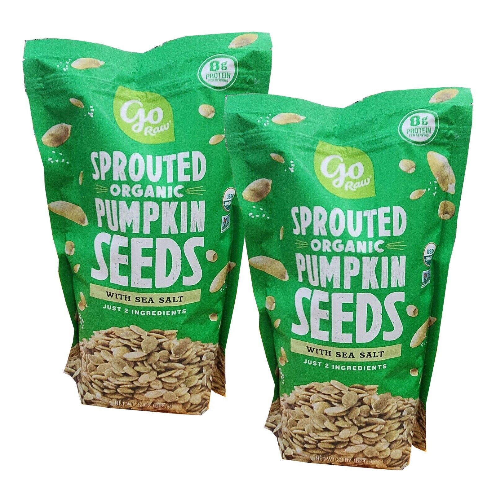 2-Pack Go Raw Sprouted Organic Pumpkin Seeds and 50 similar items