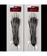 2-Pcs Skeleton Arm Body Parts BLOODY HORROR HAND LAWN STAKES SET Prop De... - $8.88