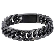 New Fashion Cuban Chain Men's Clic Stainless Steel 10mm Personality Domineering  - $70.47