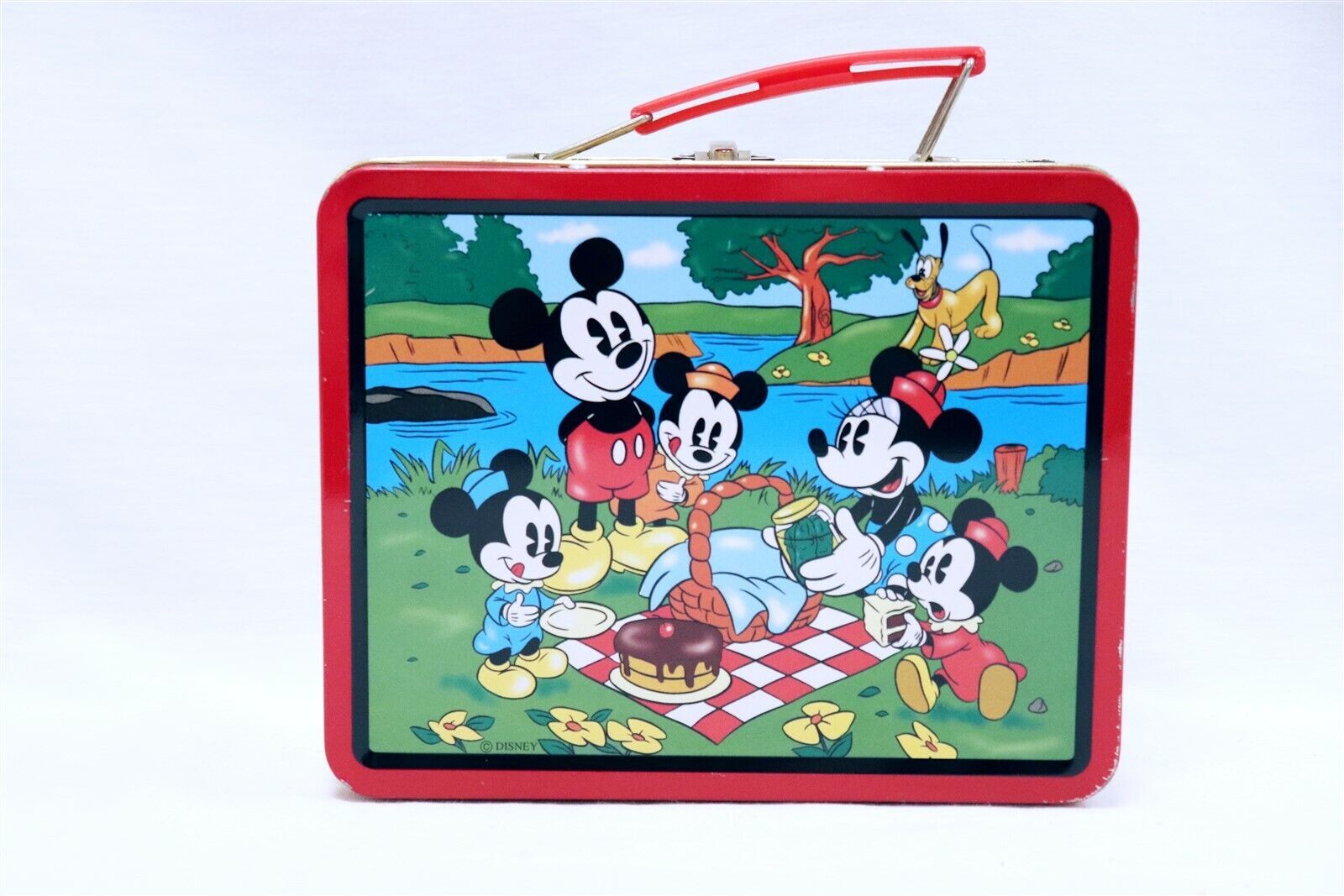 Disney Fantasia Mickey Mouse Large Tin Tote Lunch Box