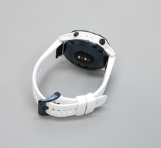 Garmin Fenix 6 Pro Solar GPS Watch Mineral Blue Titanium Whitestone Band  image 5