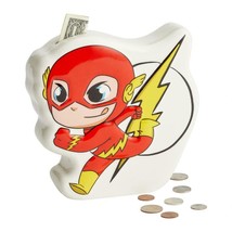 Flash DC Comics Super Friends Coin Money Bank Durable Super Hero Cartoon Kids