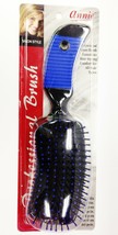 ANNIE BANANA BRUSH LARGE #2014 9&quot;x2.5&quot; BALL TIPPED BRISTLES MASSAGES SCALP - $2.18