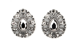Paparazzi Treasure Retreat Silver Post Earrings - New - $4.50