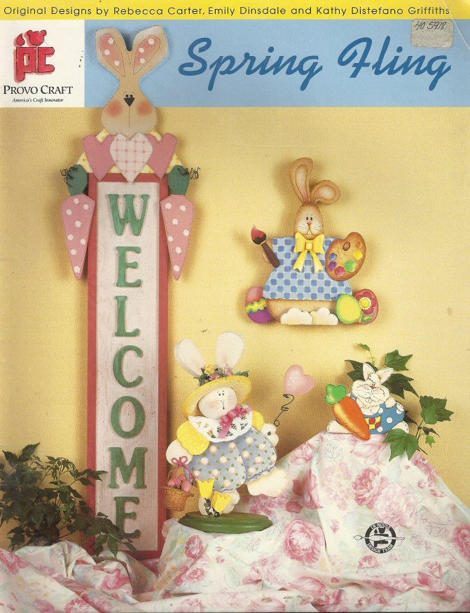 Primary image for SPRING FLING  by Variety Of Artist  tole painting Pattern Book