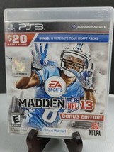  Madden NFL 13 Bonus Edition (PS3 Playstation 3, 2012) CIB Tested - $9.99