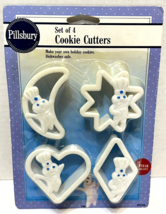 Vintage 1992 Pillsbury Dough Boy Set of 4 Cookie Cutters New Old Stock - $16.56